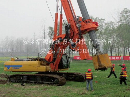 武汉阳逻江北快速路旋挖工地（旋挖）